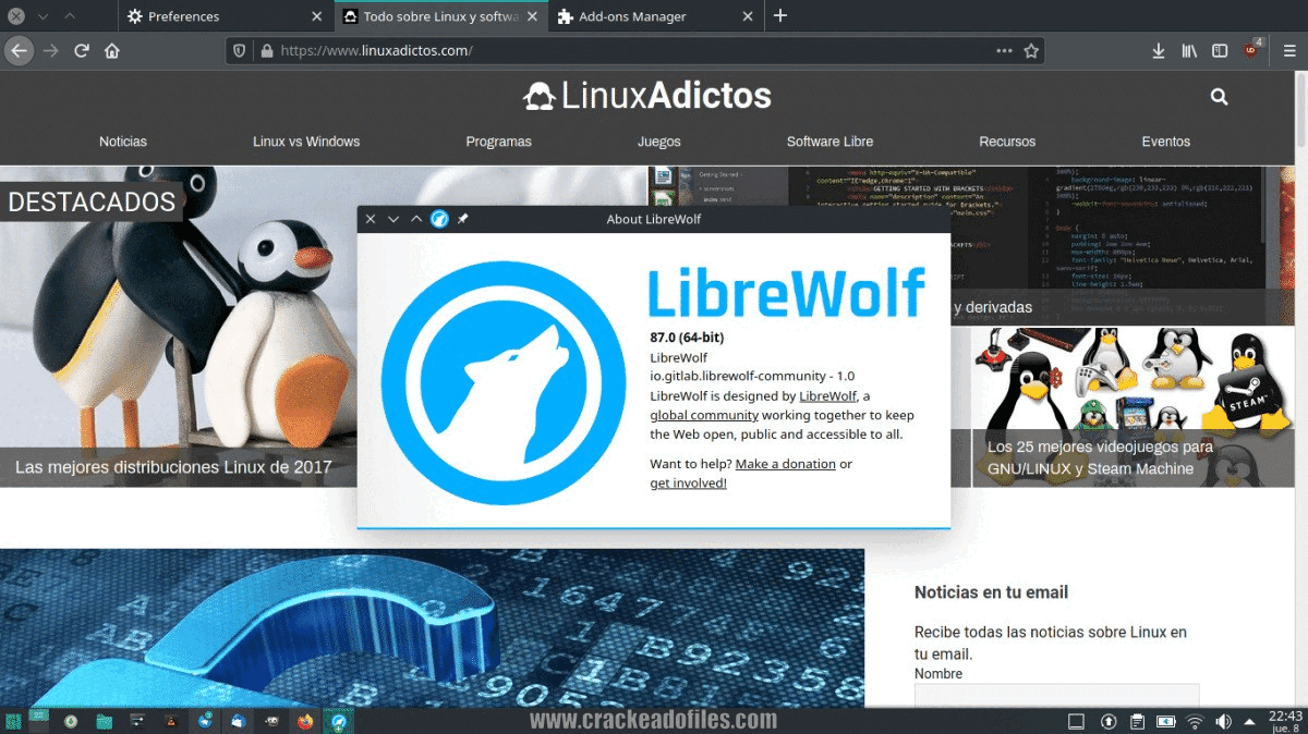 LibreWolf Crackeado