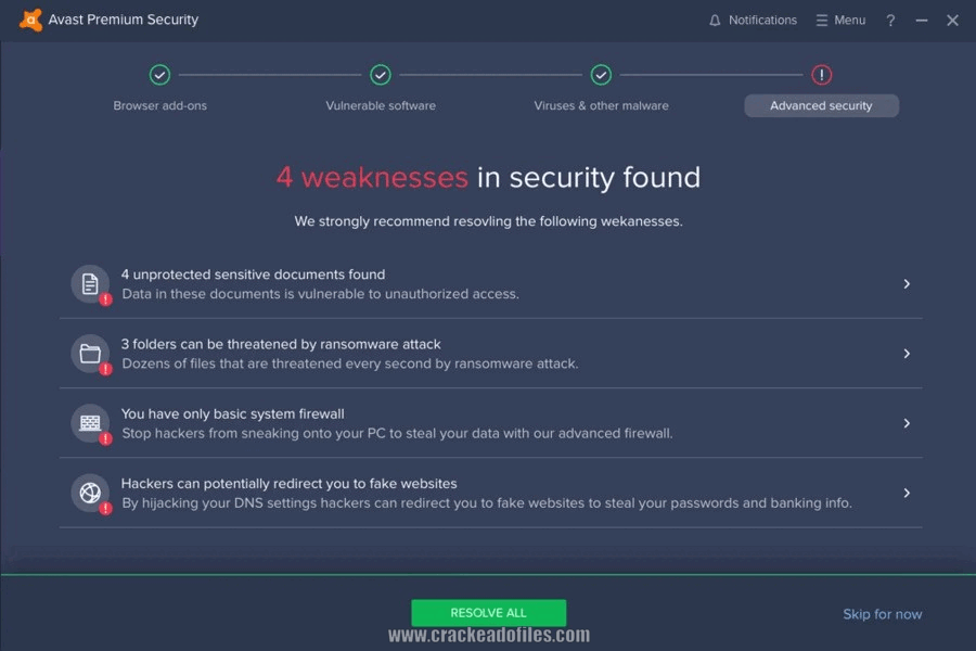 Avast Premium Security crackeado